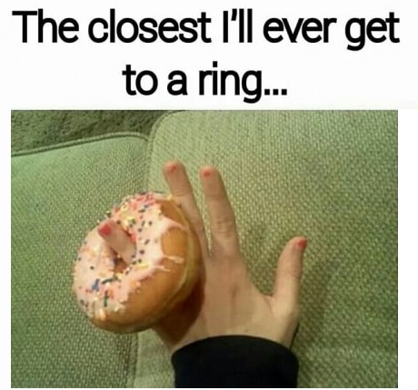 engagement ring funny doughnut quotes joke kind quotesgram
