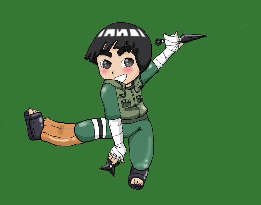 Rock Lee Fighting Quotes.