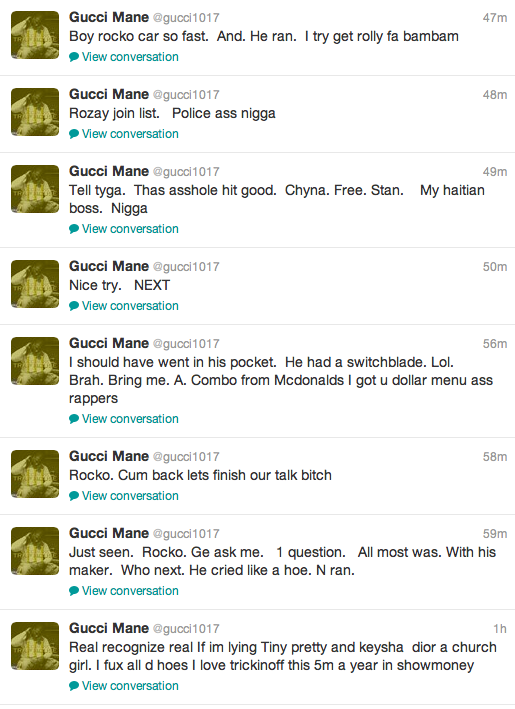 Gucci Mane Twitter Quotes. QuotesGram