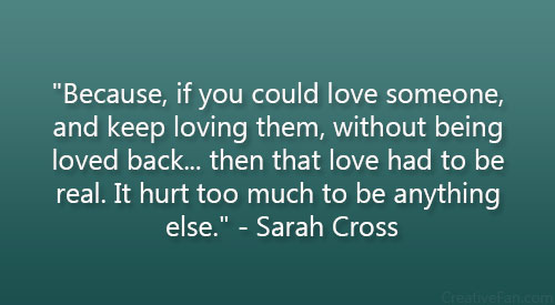 Quotes About Not Being Loved Back. QuotesGram