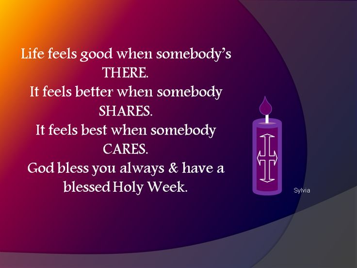 Holy Week Catholic Quote
