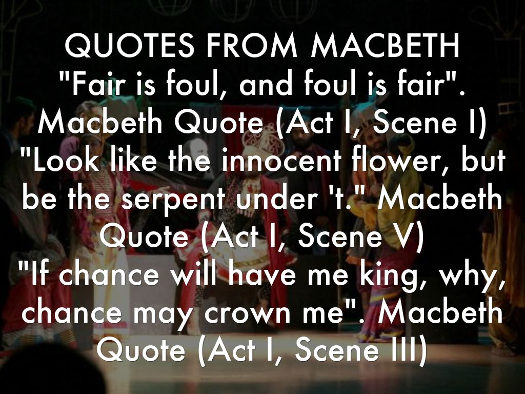 famous macbeth quotes