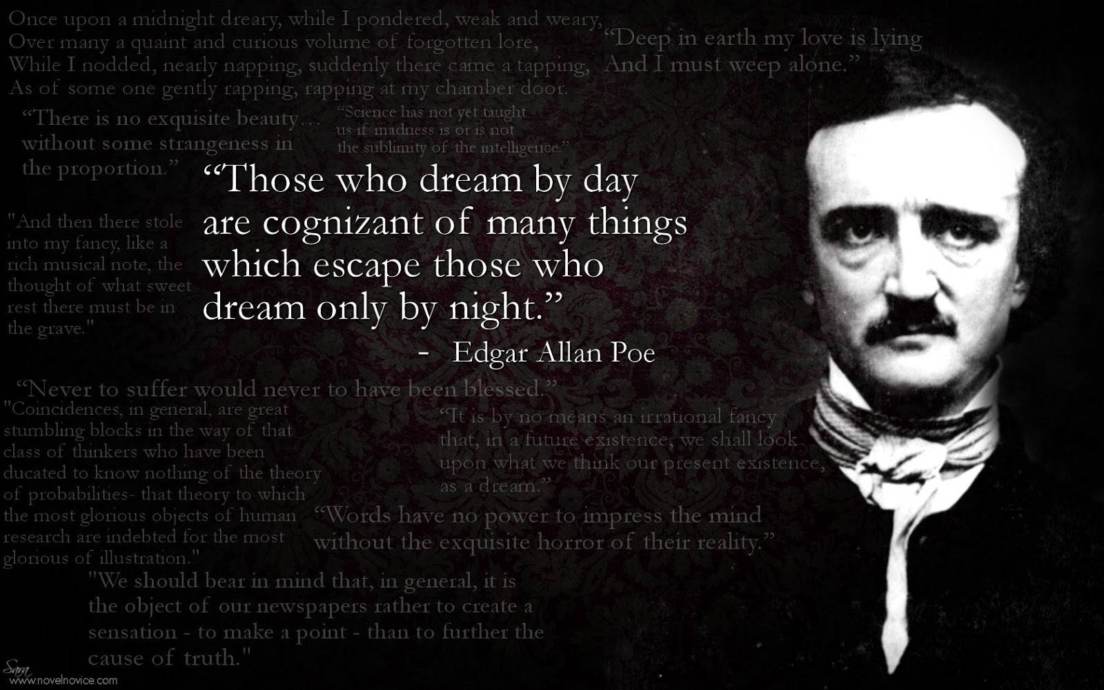 Edgar Allan Poe Quotes Insanity QuotesGram Edgar Allan Poe Quotes Insanity QuotesGram