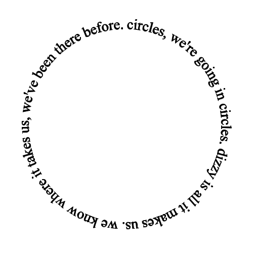 Going around in circles Quotes. QuotesGram