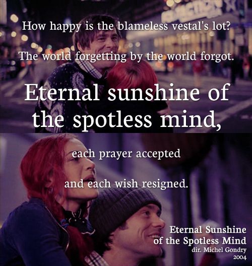 Eternal Sunshine Of The Spotless Mind Quotes. QuotesGram