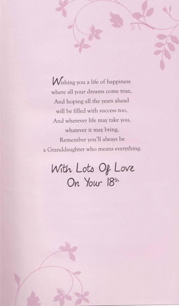 Best Of 22 Card Verses For 18Th Birthday