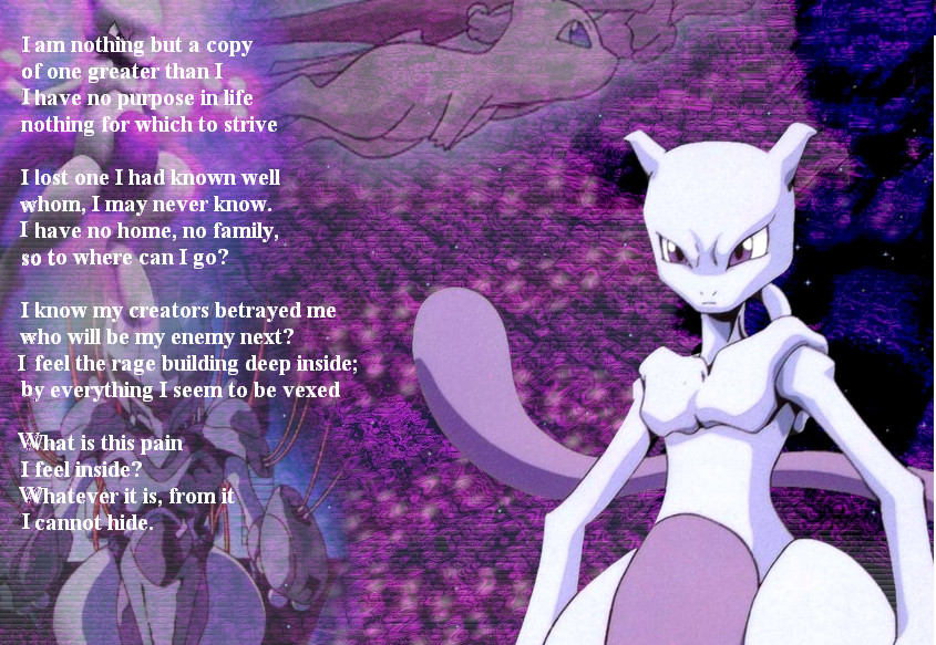 Mewtwo Quotes Life Quotesgram These funny and exciting quotes will bring the love of pokémon into your everyday life. mewtwo quotes life quotesgram