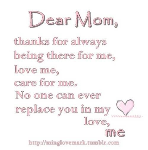 Famous Thank You Mom Quotes. QuotesGram