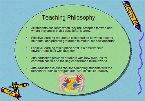 personal philosophy of education examples