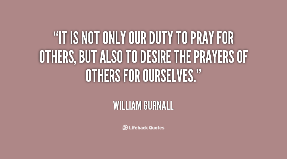 Praying For Others Quotes