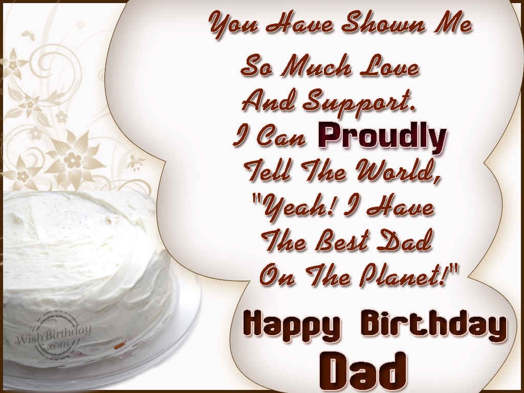 Happy Birthday Dad From Daughter Quotes. QuotesGram