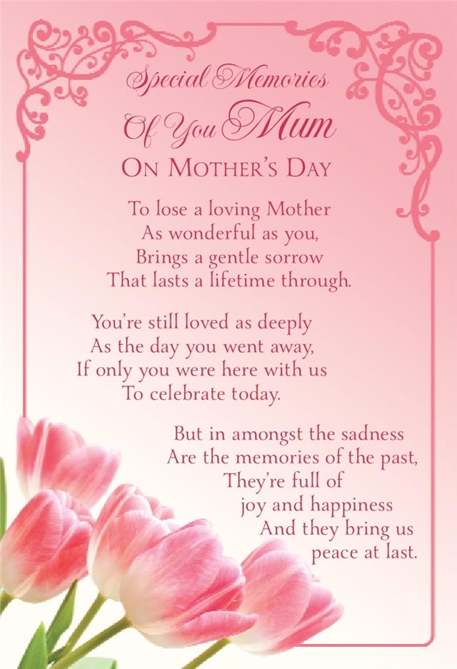 In Memory Of My Mother For Mothers Day Quotes. QuotesGram