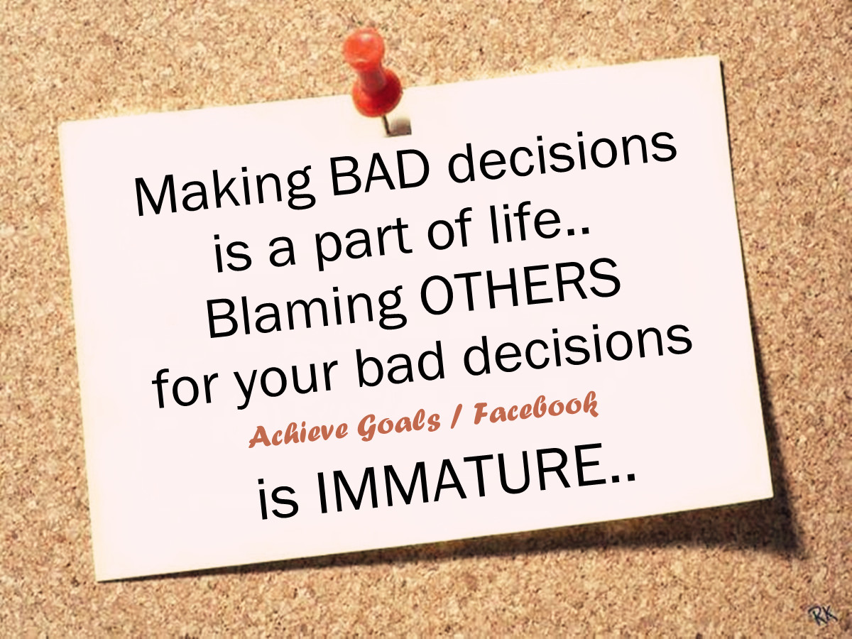 Quotes About Living With Bad Decisions. QuotesGram