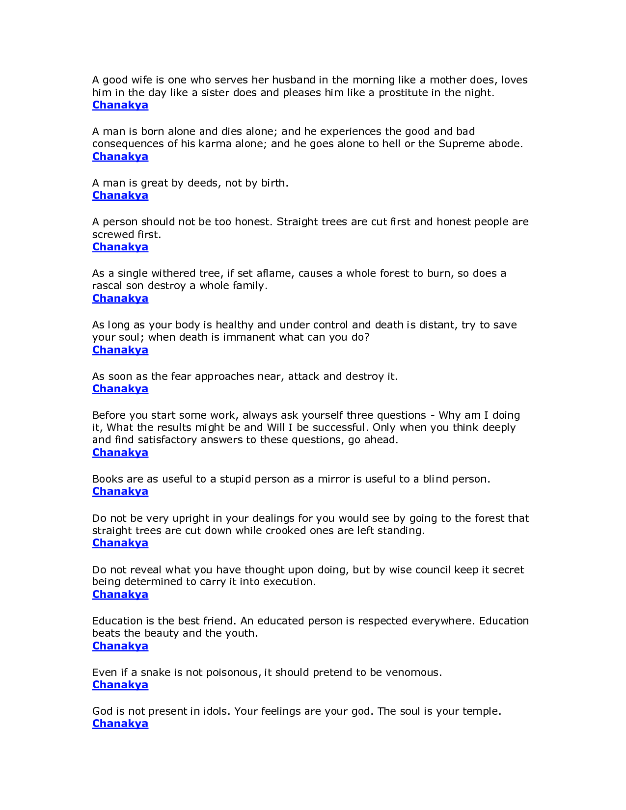 Chanakya Quotes On Women. QuotesGram