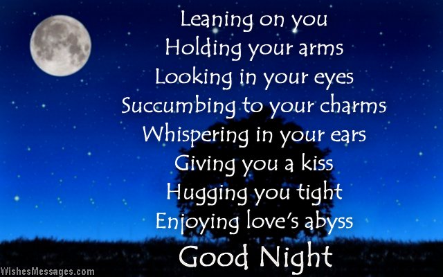 Short sweet goodnight poems