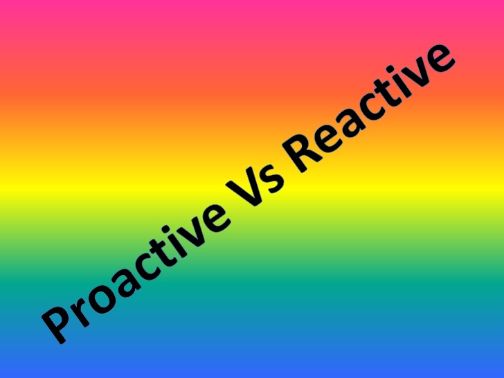 Reactive Vs Proactive Quotes. QuotesGram