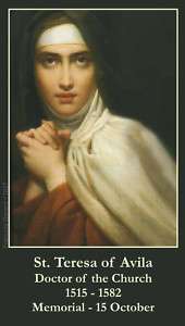 teresa avila st prayer quotes quotesgram