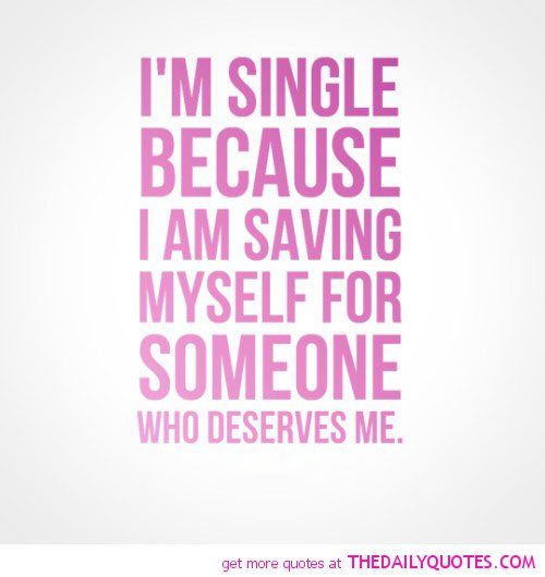 Single i quotes am A Single