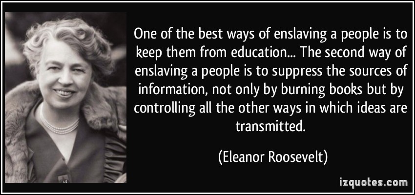 Fdr On Education Quotes Quotesgram