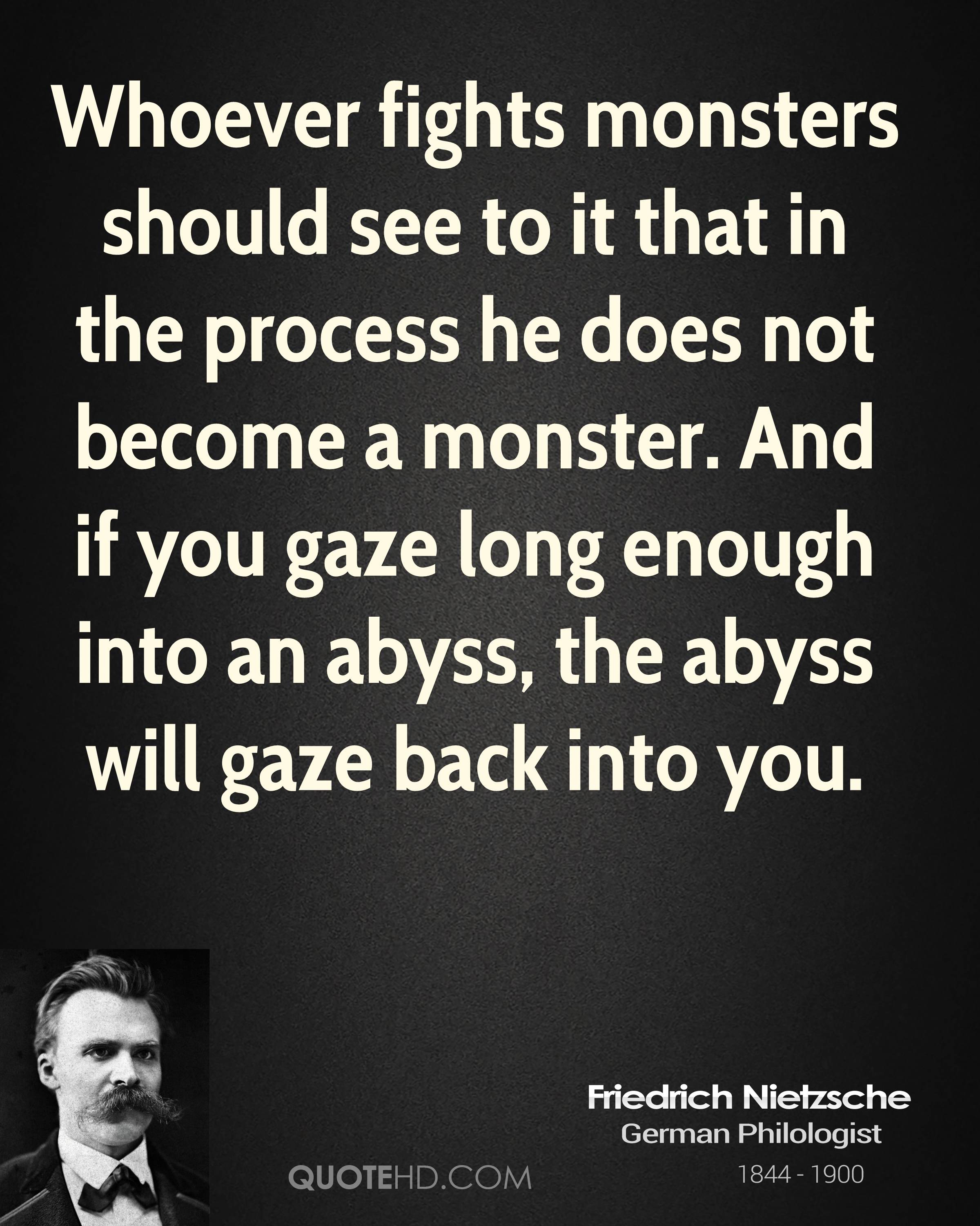 gaze-into-the-abyss-nietzsche-quotes-quotesgram