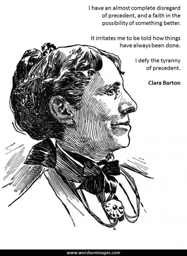 Clara Barton kindness quote