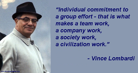 Commitment And Teamwork Quotes QuotesGram