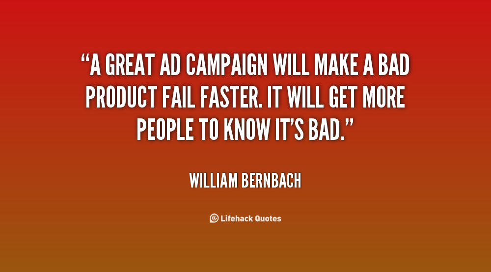 Ad Campaign Quotes. QuotesGram