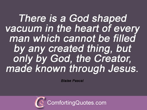 Blaise Pascal Quotes About God Quotesgram