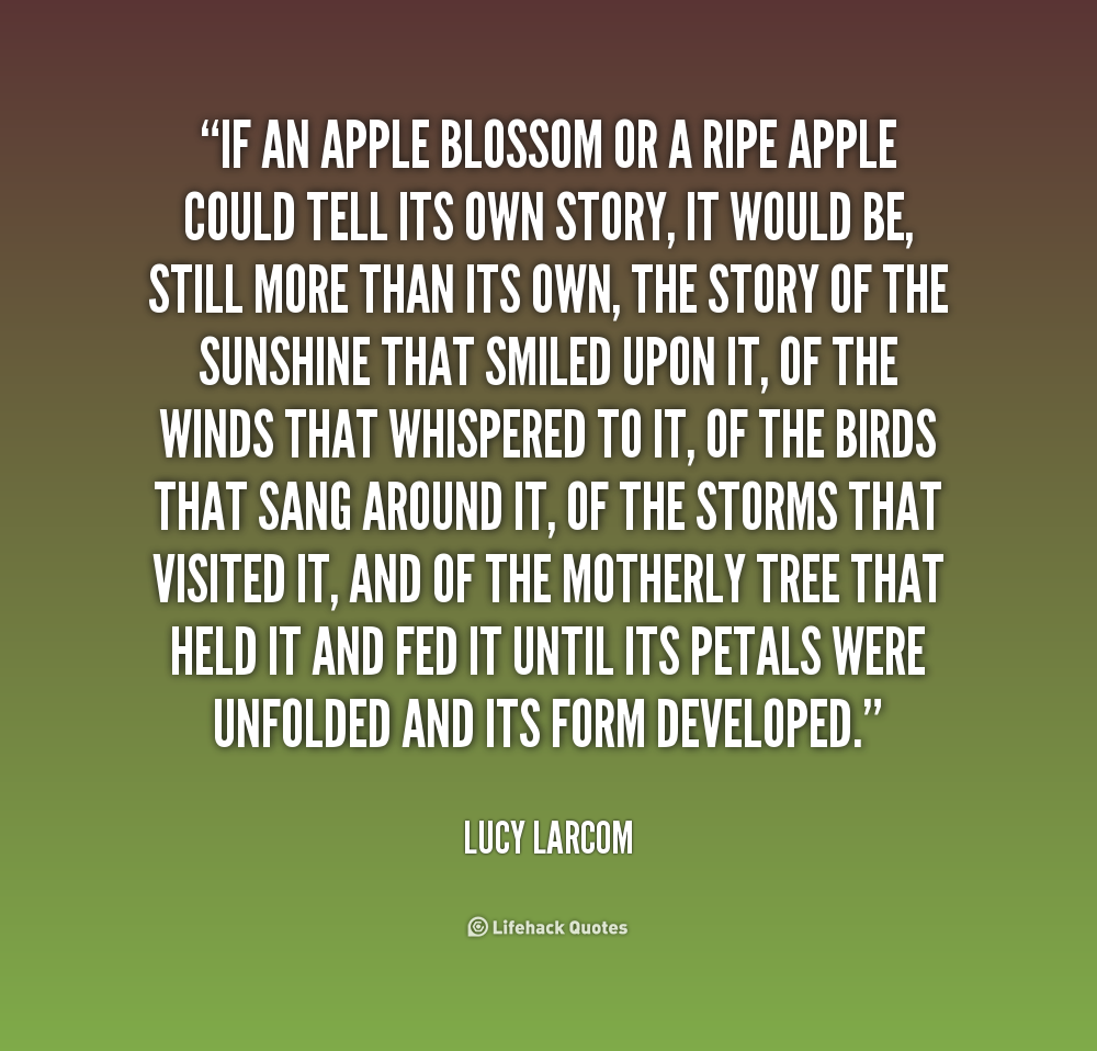 Apple blossoms Quotes. QuotesGram