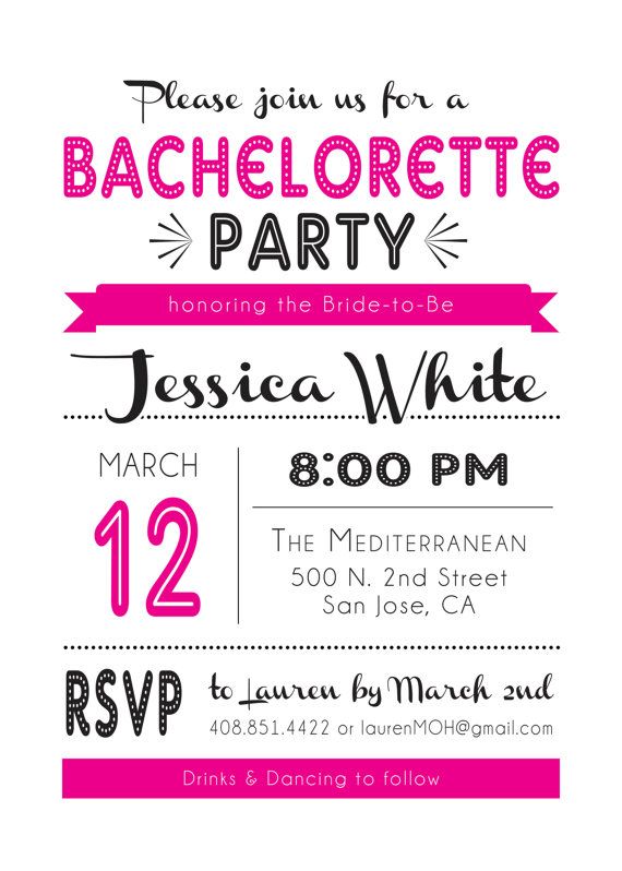 Cute Sayings For Bachelorette Party Invitations 5