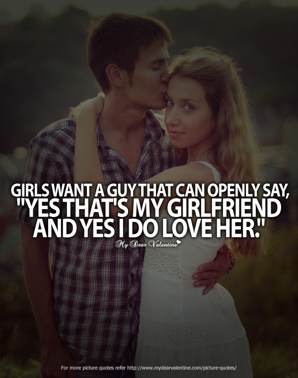 To girlfriend lines romantic 52 Quotes