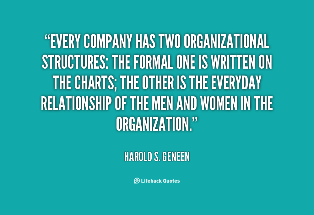 Quotes About Organizational Structure. QuotesGram