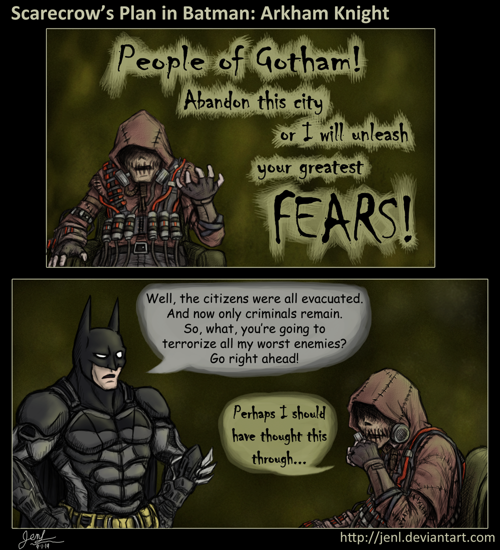 Batman Arkham Knight Scarecrow Quotes.