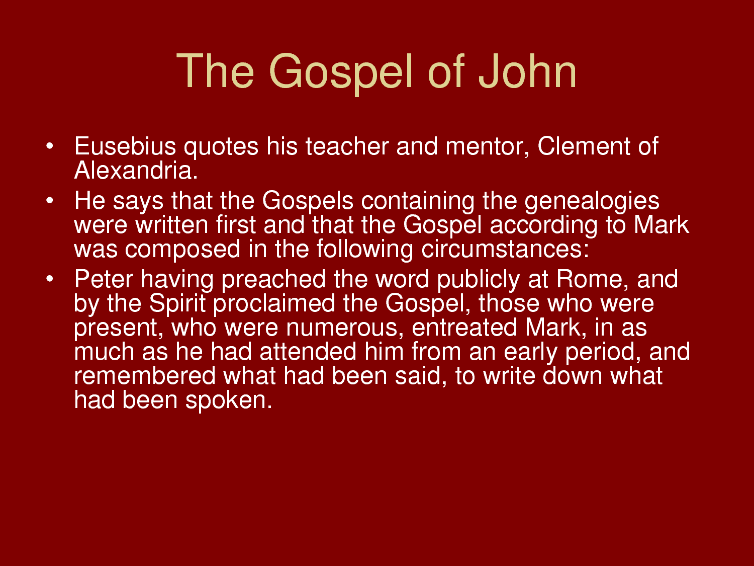 John Gospel Quote on Love