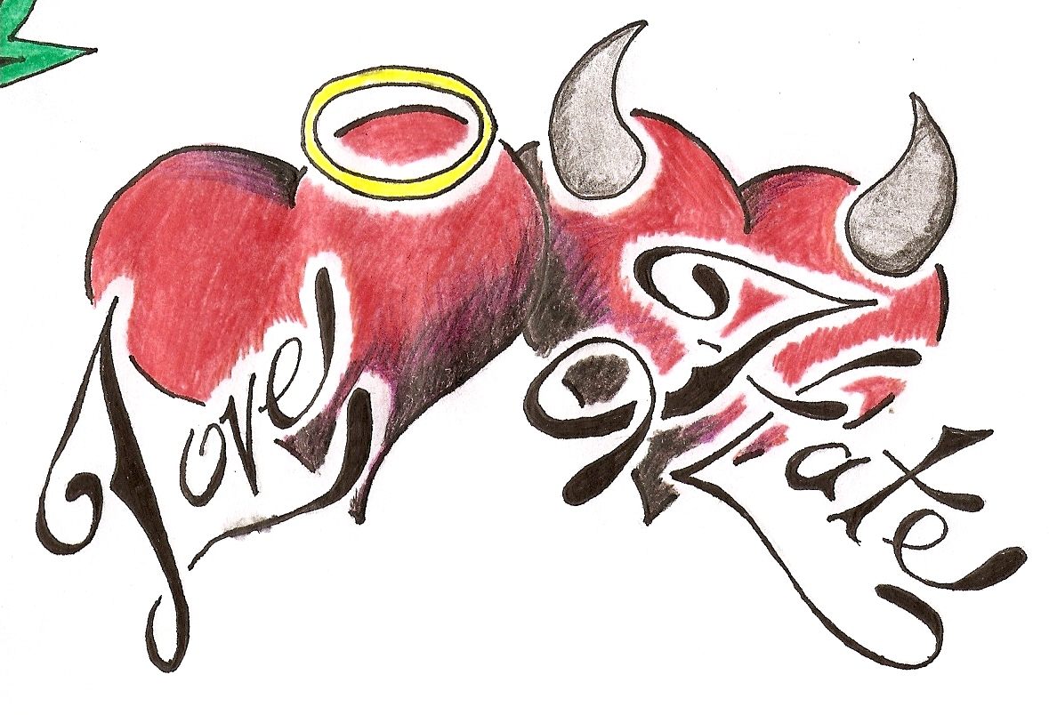 Love And Hate Tattoo Quotes Quotesgram Love And Hate Tattoo Quotes Quotesgram