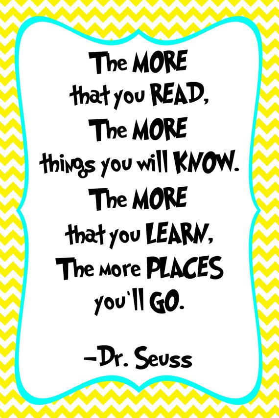 The More You Read Dr Seuss Quotes. QuotesGram