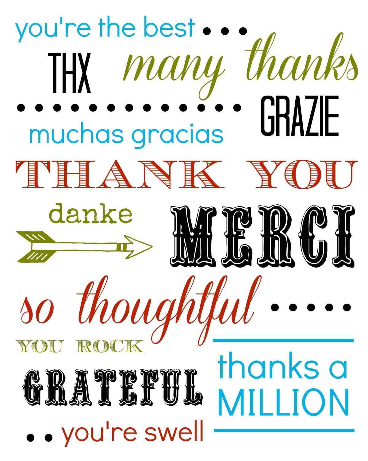 printable thank you quotes quotesgram