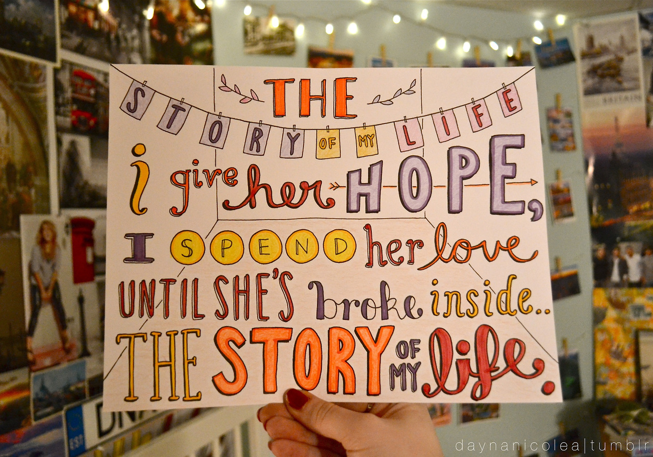 story of my life lyrics tumblr