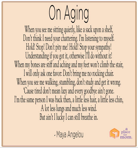Funny Elderly Poems Or Quotes Quotesgram