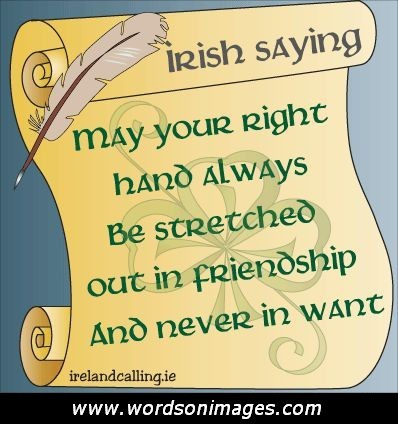Irish Friendship Quotes. QuotesGram