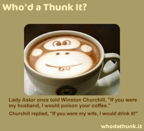 Winston Churchill joke quote
