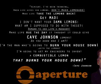 Cave Johnson Quotes Your Fired QuotesGram Cave Johnson Quotes Your Fired QuotesGram