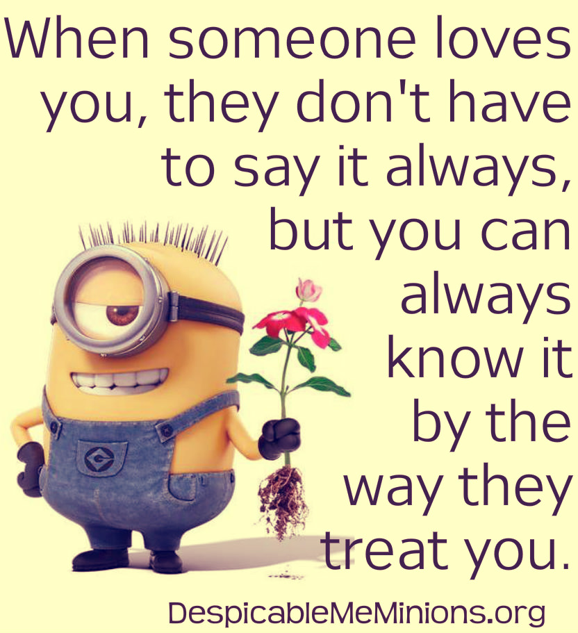 minion saying i love you