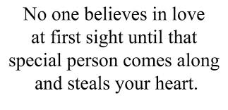 Love At First Sight Quotes Quotesgram