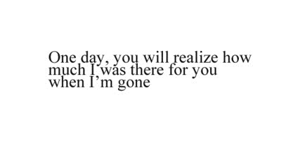 When Your Gone Quotes. QuotesGram