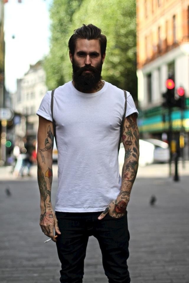 Kickstarting Movember With Tattooed Men With Beards  Tattoodo