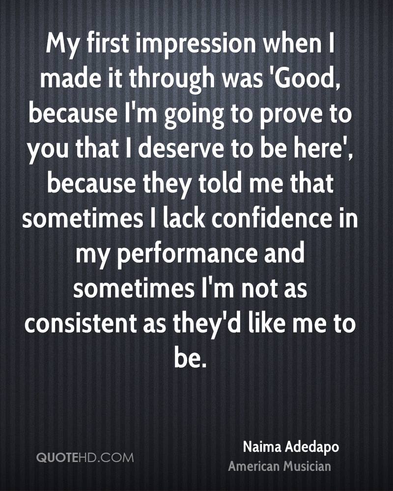 Good Impression Quotes. QuotesGram