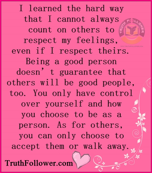 respect others feelings