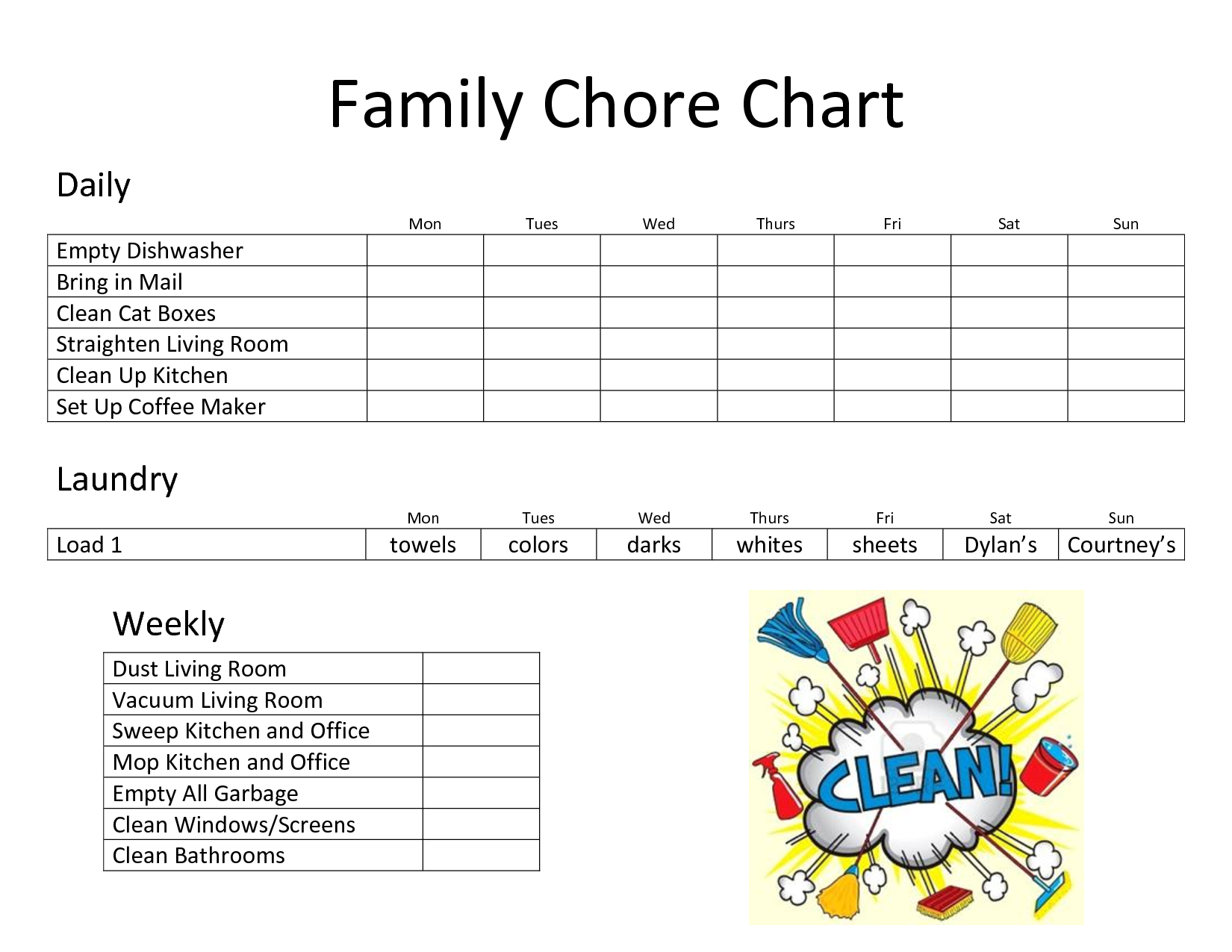 Quotes For Family Chores QuotesGram