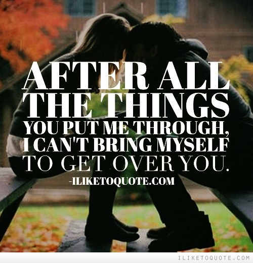 Cant Get Over You Quotes. QuotesGram